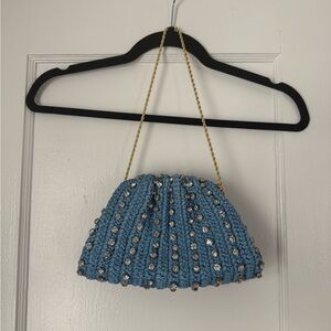 Loeffler Randall Bailey pleated clutch